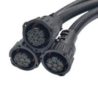 Connecteur de prise mâle-femelle automobile 7 broches, faisceau de câblage pour feux arrière de camion 967650-1 1718230-1