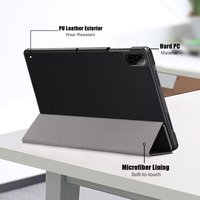 Housse en cuir PU imprimé soie aimant mince pour HONOR Pad X8a 11 pouces 2024 nouveau