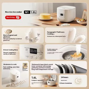 Nouveauté pour Xiaomi appareils ménagers cuiseur à riz N11.6L MFB13D0 niveau 3 400W 222V cuisson rapide synchronisation Portable utilisation antiadhésive - Product Image 2