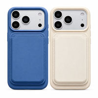 Supplier N52 Dompet Ponsel Lepas Pasang Pengisian Daya Nirkabel Casing Magnetik TPU untuk iPhone 18 17 Pro Max 16e 15 Plus 14 13 Pro Max 12