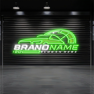 Auto Work Led Neon Sign Printed Led Neon Sign Store Business logo UV Led <b>Light</b> up Sign For Sale - Product Image 2