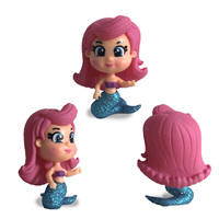 Collection de figurines de sirènes personnalisées en PVC écologique Weijun, boîte mystère