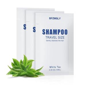 Sobres <span class=keywords><strong>de</strong></span> Champú Ecológicos Biodegradables <span class=keywords><strong>de</strong></span> PET con Logotipo Personalizado, Desechables y Reciclables, para Hoteles, Tamaño Viaje - Product Image 1