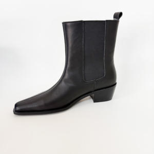 <span class=keywords><strong>Botines</strong></span> Chelsea de <span class=keywords><strong>Piel</strong></span> Auténtica de Alta Calidad, Personalizados, Estilo Coreano, Sin Cordones, Punta Cuadrada, Tacón Grueso, para <span class=keywords><strong>Mujer</strong></span> - Product Image 3