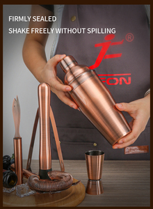8 kits d'outils de <span class=keywords><strong>barman</strong></span>, <span class=keywords><strong>shaker</strong></span>, kit de <span class=keywords><strong>barman</strong></span> à marque privée, outil de bar avec support en bambou, ensemble de <span class=keywords><strong>shaker</strong></span> à cocktails - Product Image 4