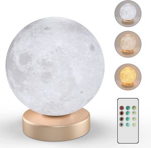 Valed bán Hot Moon Shape LED 16 Wát 10000 Lux liệu pháp ánh sáng đèn bàn đèn 10000lux 4 độ sáng 3 màu nhiệt độ - Product Image 2