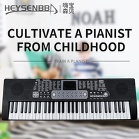61 Key Electronic Piano Keyboard Musical Instrument Toys for Kids with Multi Function Music Learning Educational Gift