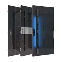 Porte d'entrée pivotante moderne en acier laminé à froid blindé de marques chinoises haut de gamme, porte de sécurité anti-effraction et anti-balles