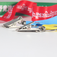 Buntes Lanyard mit Doppel clip für Office Meeting Polyester Lanyard für Abzeichen-und Schlüssel konferenz