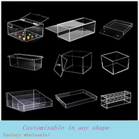 Jihong Vitrine de livres en acrylique transparent personnalisable Statue en verre organique Vitrine Art Collection Retail Store Rack