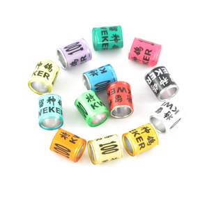 GSF Custom Bird Leg Bands 2025 Custom Your Name Número de teléfono Canary Parrot Lovebird Pigeon Rings - Product Image 3