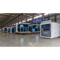 Maison capsule compacte confortable et écoénergétique de haute technologie