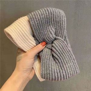 Serre-têtes d'hiver en tricot élastique pour femmes, accessoires pour cheveux, nœuds, vente en gros, serre-têtes de luxe au crochet pour filles et dames - Product Image 5