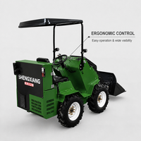 Chargeuse compacte sur pneus, vitesse de déplacement 0-6 km/h, moteur B&S KOOP Rato, norme EPA EURO 5, pour l'exportation S390