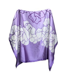 Của Phụ Nữ Quần Áo Cộng Với Kích Thước Satin Lụa In Lỏng Giảm Béo V Cổ Giản Dị Đặc Biệt Mùa Hè Cung Cấp Kích Thước Đầy Đủ Biểu Đồ - Product Image 5