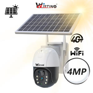 Wistino 4MP太阳能Ptz摄像机V380 Eseecloud 355运动检测报警室外4g太阳能摄像机 - Product Image 1