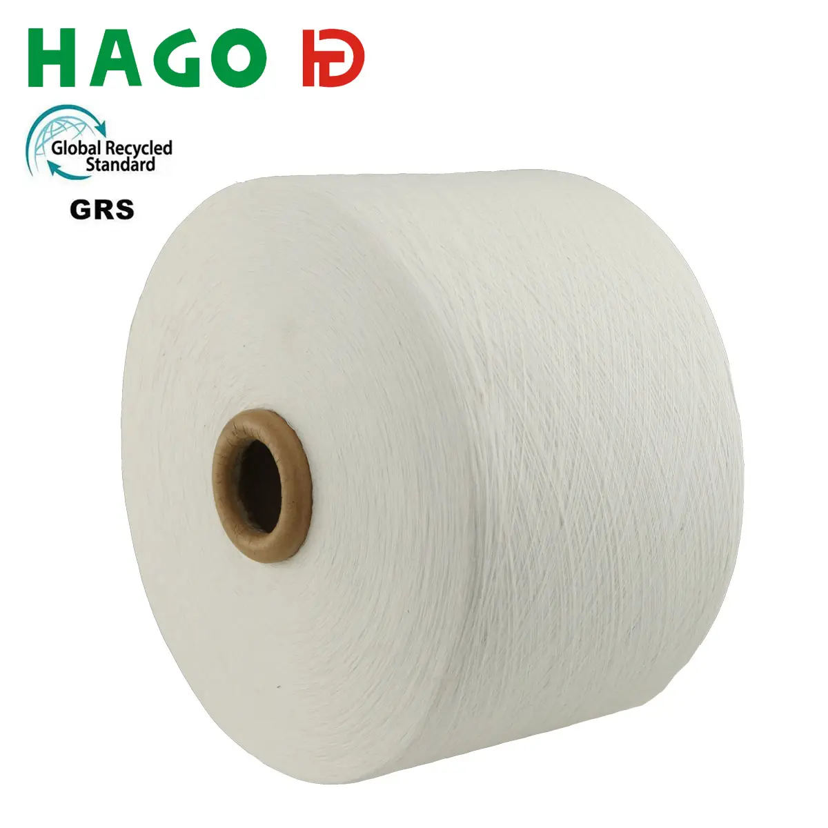 HAGO fil de coton en gros coton cardé biologique fabricant fils pour tricoter des chaussettes tissu fil de coton recyclé