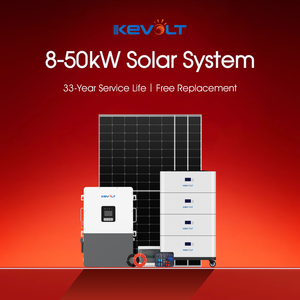 Système d'énergie solaire hybride KEVOLT US 10kW 15kW 20kW 30kW 50kW avec stockage d'énergie domestique et batterie LiFePO4 - Product Image 1