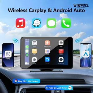 เครื่องเล่นสเตอริโอติดรถยนต์แบบพกพาขนาด 7 นิ้ว รองรับ Wireless Carplay, Bluetooth, MP5, Android Auto และระบบนำทาง GPS - Product Image 6