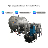 Equipo Industrial de Sinterización a Alta Temperatura, Película de Electrodo Conductiva a Base de Carbono, Horno de Carbonización al Vacío de 1000~1600 Grados