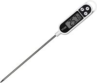 Termometer Dapur Rumah Tangga TP300 Pembacaan Cepat, Termometer Makanan Probe 304, Termometer Daging BBQ, Termometer Digital TP300