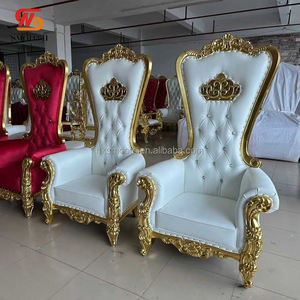 Silla de reina para bodas SMOOTH, respaldo alto, silla de trono de alta calidad y económica para fiestas - Product Image 2