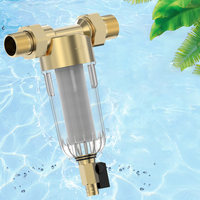 Filtre pour robinets domestiques, préfiltre en alliage pour chauffe-eau, filtre central pour toute la maison, purificateur d'eau central