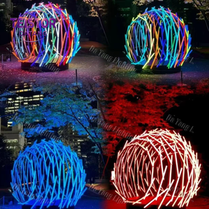 Arco de Adorno Navideño Gigante con Luces LED para Decoración de Calles Comerciales y Paisajes Festivos - Product Image 3