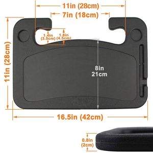 Promotion : Plateau de Table pour Voiture avec Logo Personnalisé, Support d'Ordinateur Portable pour Volant, Cadeau Original - Product Image 3