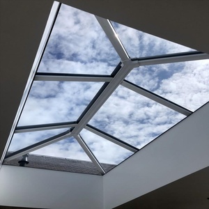 Di alta qualità stile aperto lucernario tetto finestra triangolare piramide elettrica <span class=keywords><strong>per</strong></span> il tetto della stanza - Product Image 1