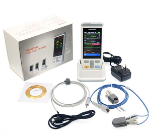 Moniteur vétérinaire portable pour animaux <span class=keywords><strong>de</strong></span> compagnie avec <span class=keywords><strong>mesure</strong></span> <span class=keywords><strong>de</strong></span> la pression artérielle non invasive (NIBP), <span class=keywords><strong>de</strong></span> la saturation en <span class=keywords><strong>oxygène</strong></span> (SpO2), <span class=keywords><strong>de</strong></span> l'<span class=keywords><strong>oxygène</strong></span> carbonique exhalé (ETCO2), <span class=keywords><strong>de</strong></span> l'électrocardiogramme (ECG) et <span class=keywords><strong>de</strong></span> la température corporelle - Product Image 3