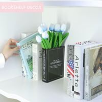 Dropshipping Shopify Vase à fleurs en forme de livre, décor d'étagère mignon, vase à fleurs unique pour la décoration intérieure et la saveur culturelle