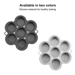 Moldes de Silicona Reutilizables para Postres Caseros, Resistentes al Calor, Herramientas para Hornear Hamburguesas, Moldes para Muffins y Pasteles - Product Image 4