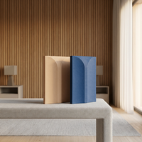 Panneau acoustique de plafond en polyester sur mesure, couleur et taille personnalisées, panneau d'absorption acoustique en feutre PET recyclable pour l'aménagement intérieur du plafond