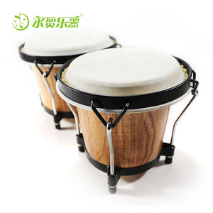 Bongo <span class=keywords><strong>drum</strong></span> perkusi alat musik, bongo <span class=keywords><strong>drum</strong></span> kayu dengan kulit domba untuk mainan anak-anak - Product Image 2