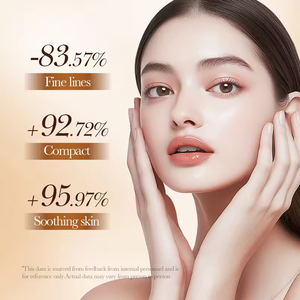 Crème hydratante apaisante végane bio au ginseng OEM, acide hyaluronique et vitamine C <span class=keywords><strong>pour</strong></span> la réduction des ridules, <span class=keywords><strong>le</strong></span> blanchiment et la réparation de la peau - Product Image 2