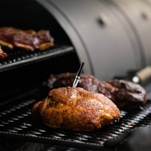 557Ft gamme numérique double capteur intelligent pour Bluetooth sans fil BBQ sonde <span class=keywords><strong>de</strong></span> viande thermomètre <span class=keywords><strong>de</strong></span> <span class=keywords><strong>cuisine</strong></span> pour gril four pâtisserie OEM/ODM - Product Image 5