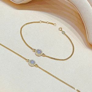 Xinfly 18k Gold Miami <b>Cuban</b> <b>Chain</b> <b>Link</b> Dainty Design Diamond Gem Stone Bracelet Trendy Charm Bracelets for Wedding or Gift - Product Image 2