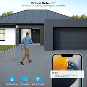 Reloj inteligente Tuya para exteriores de 1080p y 5MP, cámara CCTV analógica de seguridad, <span class=keywords><strong>Cable</strong></span> de red conectable de visión nocturna a Color - Product Image 4