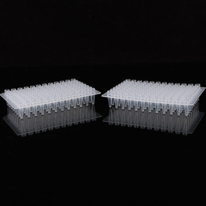 แผ่นเพลทสำหรับทำ PCR แบบ 96 หลุม Kangzhijia แบบก้นแหลม ก้นกลม ก้นลึก สำหรับการเก็บตัวอย่างในห้องปฏิบัติการ - Product Image 3