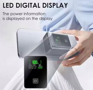 Batterie externe sans fil Li-Polymère 35W à charge super rapide, mini batterie externe 10000mAh avec écran LED numérique - Product Image 3