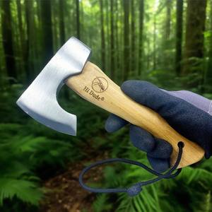 DIN/ANSI/BS/ISO, стандарт качества, 65, Марганцевый Стальной топор с короткой деревянной ручкой из гикори, топорные топоры, цена, предложение - Product Image 3