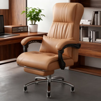 Chaises de direction modernes de luxe en cuir PU réglables en hauteur avec table de conférence pour bureau d'entreprise