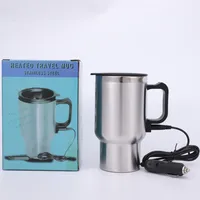 Buy Wholesale China 12v Car Heating Cup Car Heated Mug,stainless Steel  Travel Electric Insulated Heated Thermos Mug & Heating Cup at USD 12.65