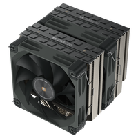 COOLLEO Etian P60T V3 Gary 6 Phare 6 Caloducs Utilisation de l'ordinateur Refroidisseur d'air CPU Refroidissement LGA115X/1200/1700/1851 AMD Ryzen AM4/5