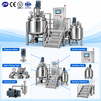 Cuve de mélange en acier inoxydable de qualité alimentaire 300L, cuve à double enveloppe, cuve réactrice, fermenteur en acier inoxydable avec agitateur mécanique
