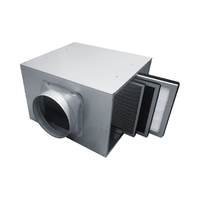 Caja de Purificación de Aire HVAC Fresh Air, Caja de Filtro de Ventilación Central, Purificador de Aire en Ducto, Filtro HEPA PM2.5 con Carbón Activado
