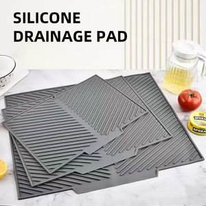 Tapete de Silicona Antideslizante Resistente al Calor para Secar Platos, Escurridor de Cocina de Secado Rápido, Ecológico y de Grado Alimenticio - Product Image 6