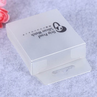 Vente en gros personnalisée durable PET pliable boîte blanche boîtes en plastique emballage avec impression de logo personnalisé pour outils de maquillage