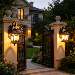 Customized Retro Garden Courtyard Straight <b>Pole</b> Aluminum Pedestrian Area Electric IP65 AC LED Landscape <b>Lighting</b> - Product Image 4